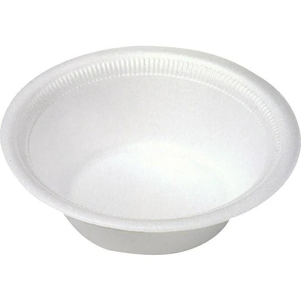 White Styrofoam Bowls (12oz)