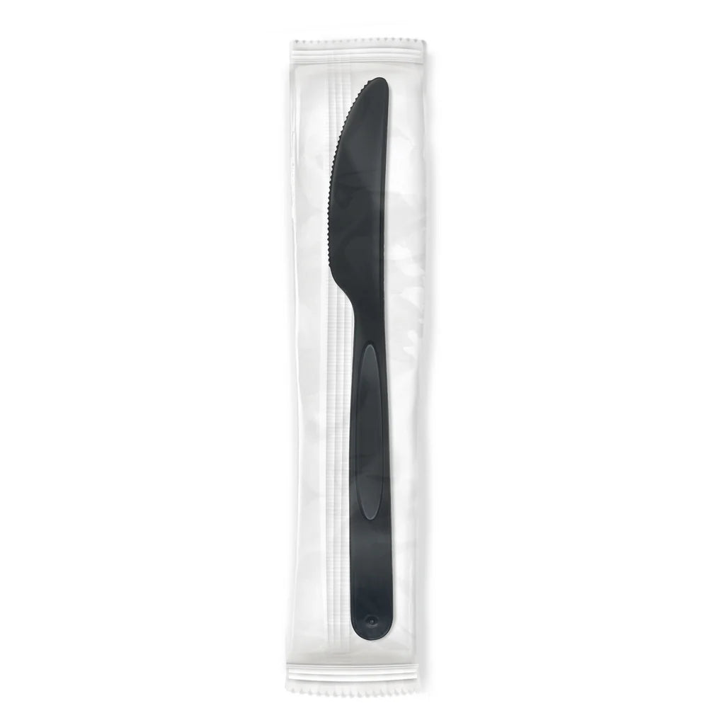 Black & White Knives - HD Plastic Wrapped