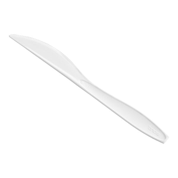 Black & White Unwrapped Plastic Knives