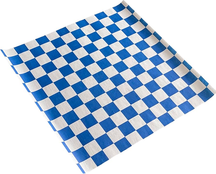 Checkered Grease Paper