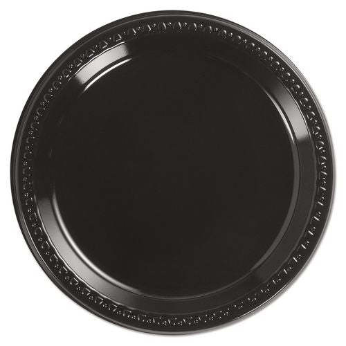Black 9" Plastic Plates