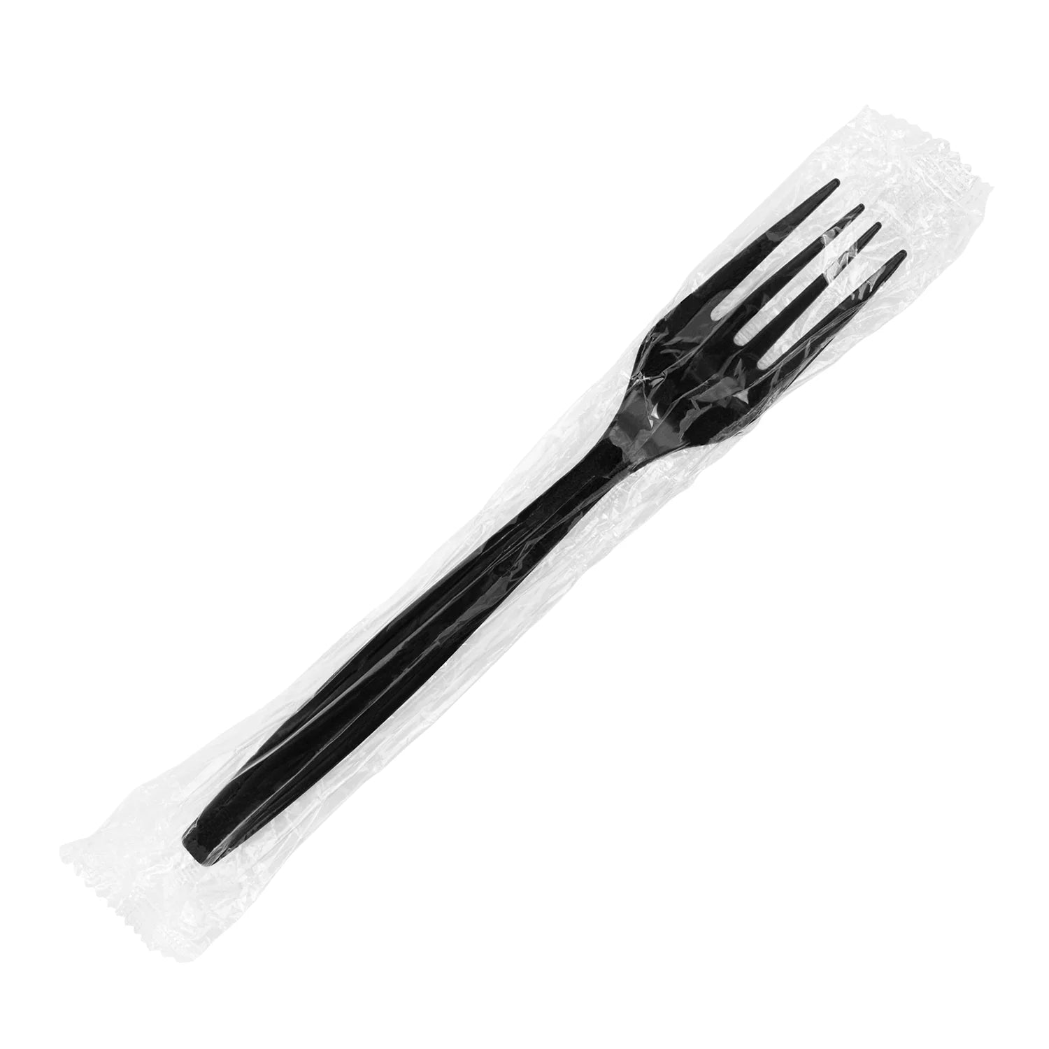 Black & White Forks - HD Plastic Wrapped