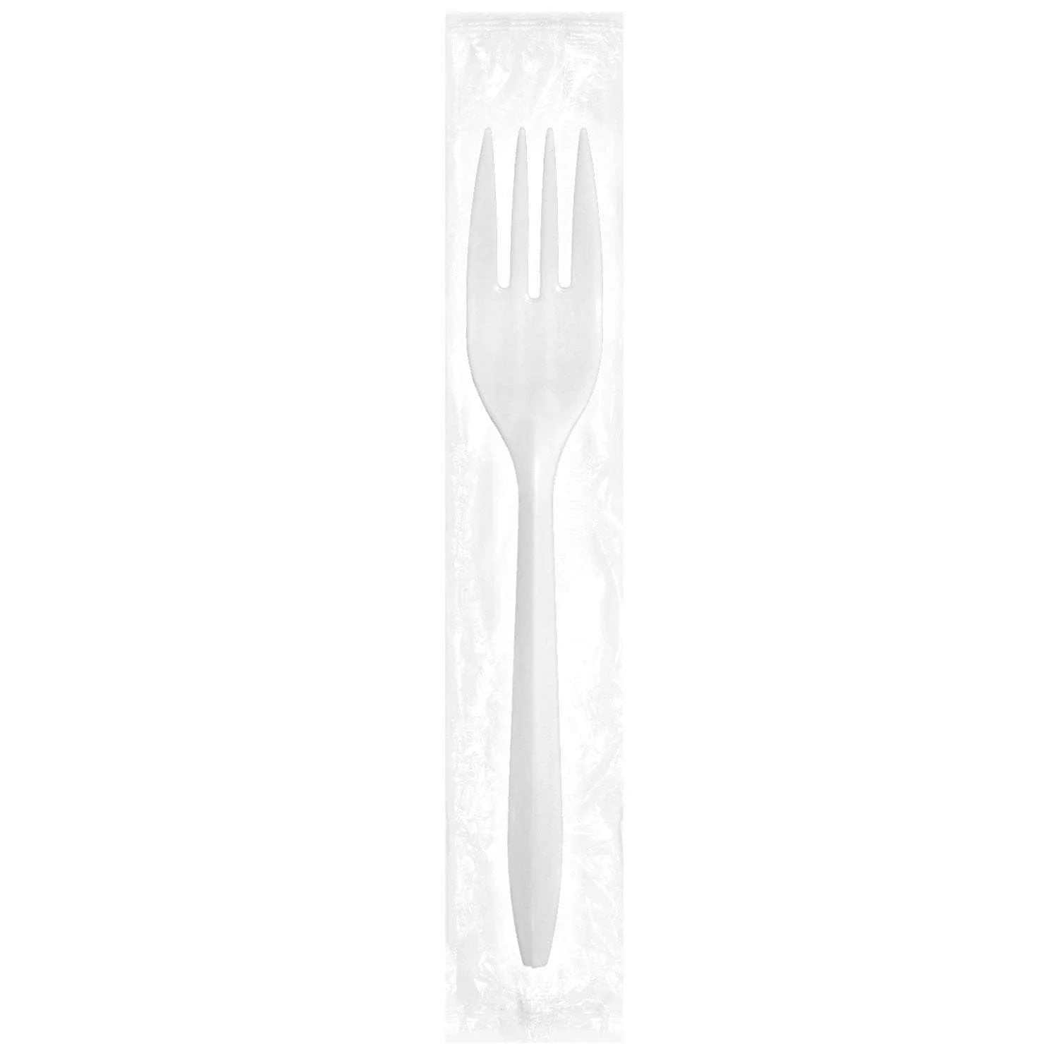 Black & White Forks - HD Plastic Wrapped