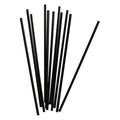 Short 5" Sipper Stirrer Straws - Black