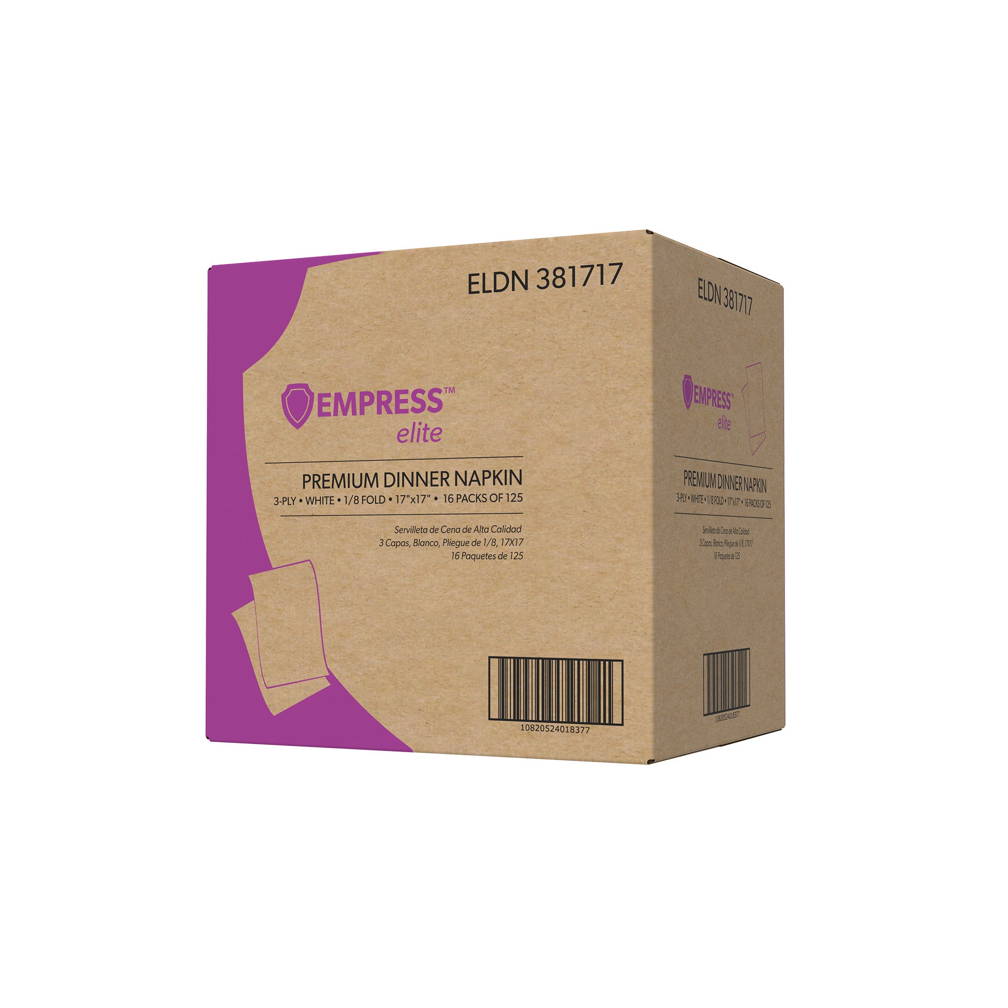 White Dinner Napkins 3-ply
