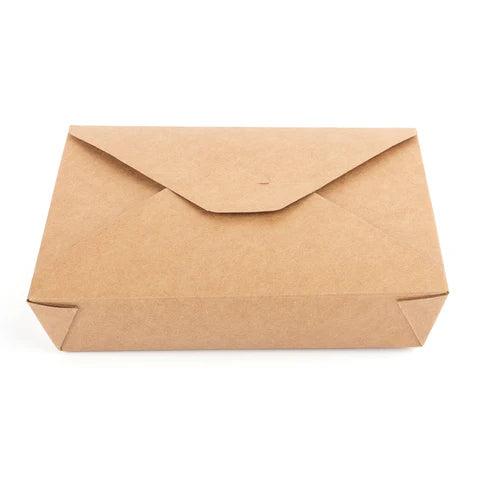 Folded Take Out Boxes - Black or Kraft