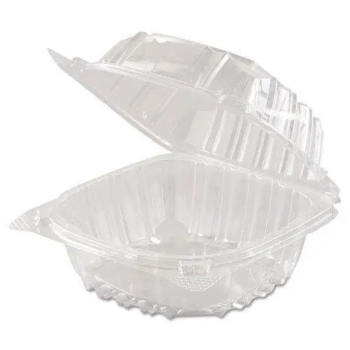 Clear Hinged 6x6 Clam Containers