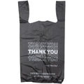 Black Thank You Bags - Standard